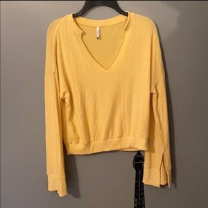 Yellow lightweight yellow sweater. Perfect for fall or spring.